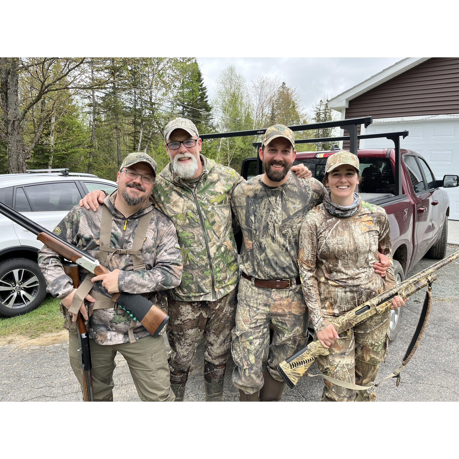 Turkey hunting in Milan with Jim and Rutt