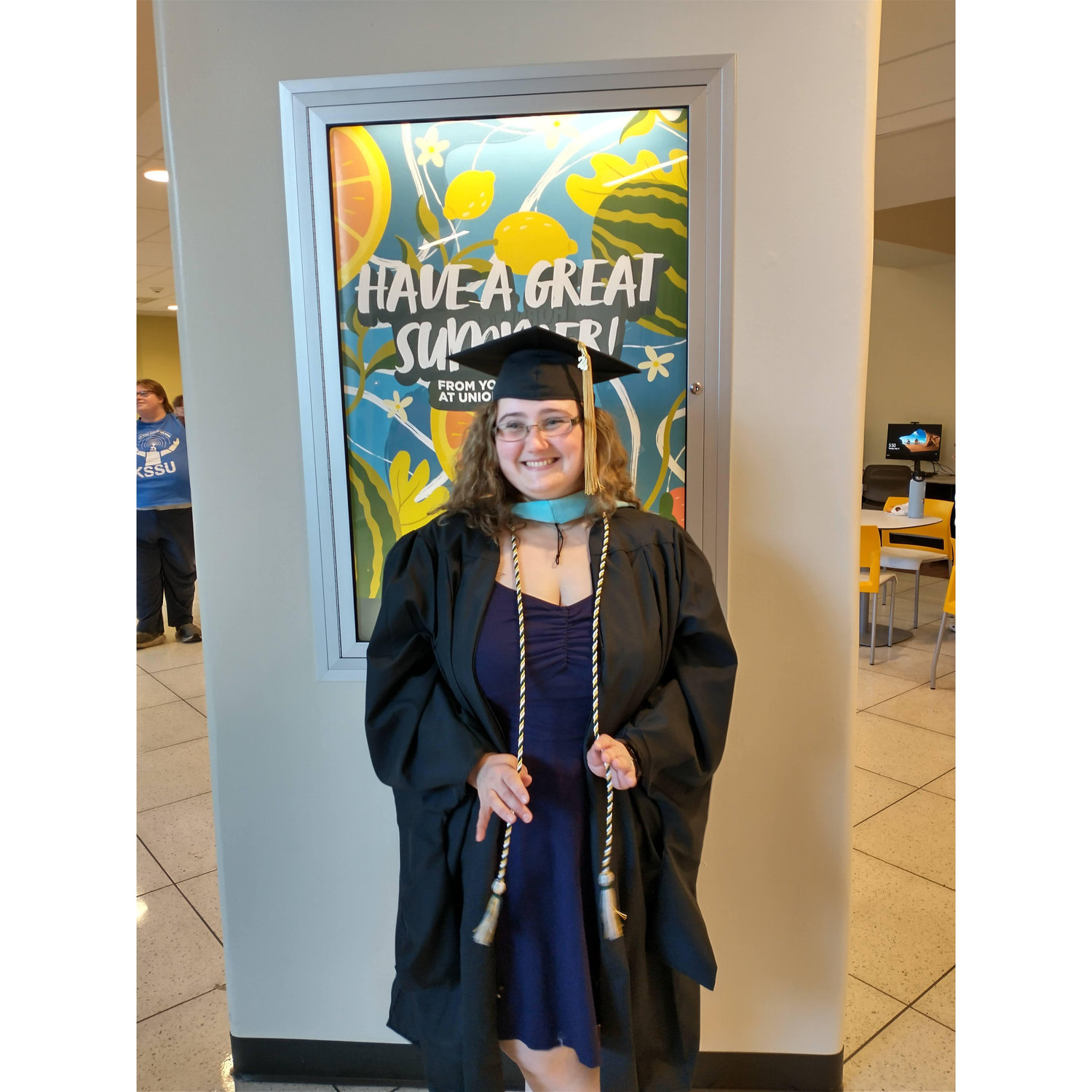 Natalie graduating from California State with her Masters in Teaching!
May 2024