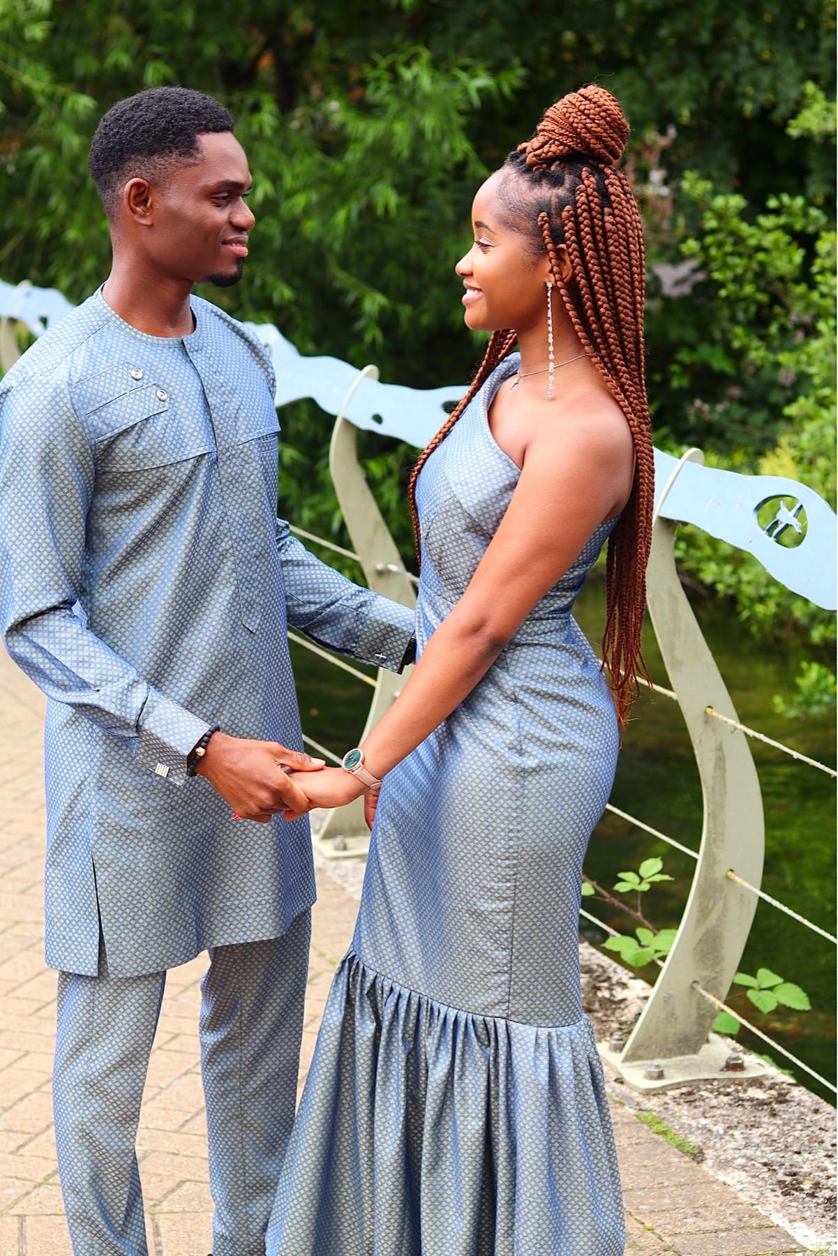 First church service together in the UK