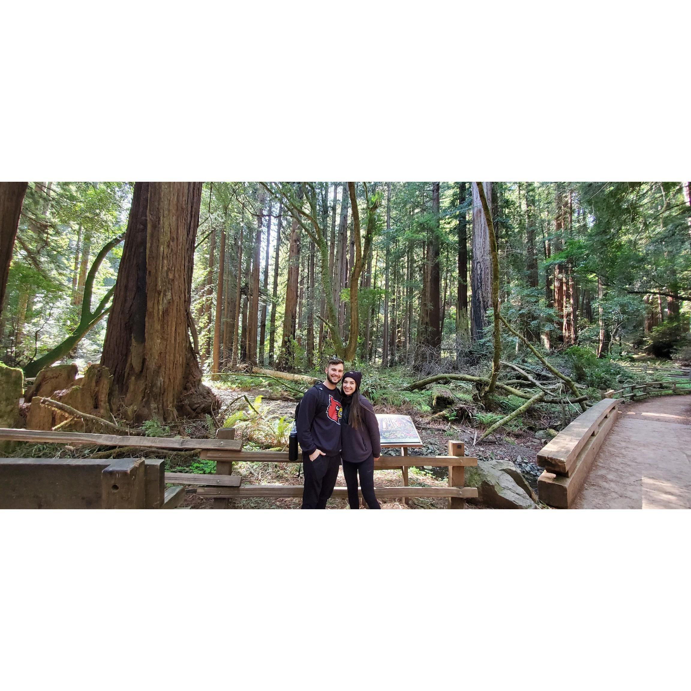 Hiking in Muir Woods