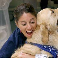 Nothing makes a nurses day like a hug from a therapy dog...