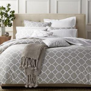 Charter Club Damask Designs Geometric Dove King Comforter Set, Created for Macy's