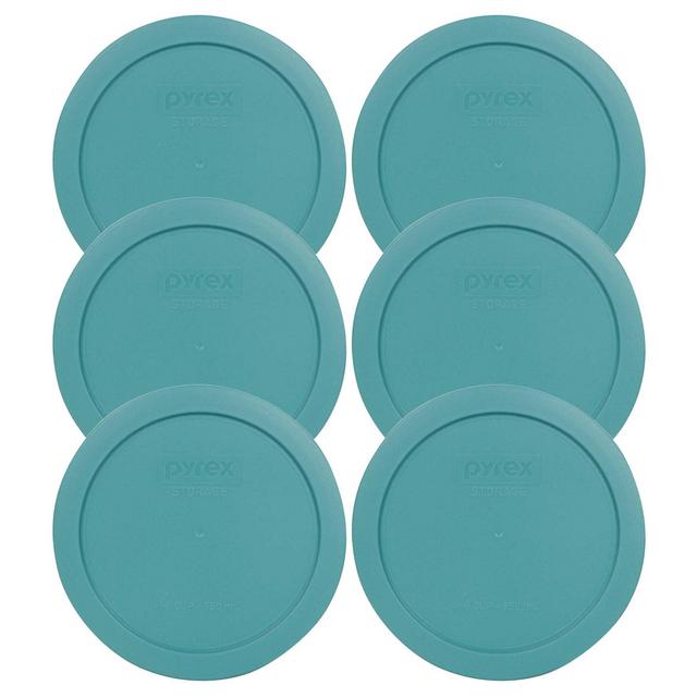 Pyrex 4 Cup Round Food Storage Lid- 6 Pack