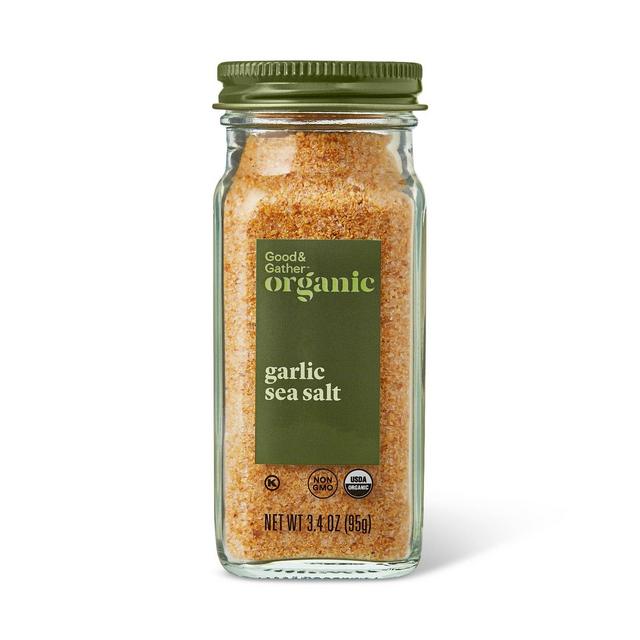 Organic Garlic Sea Salt - 3.4oz - Good & Gather™