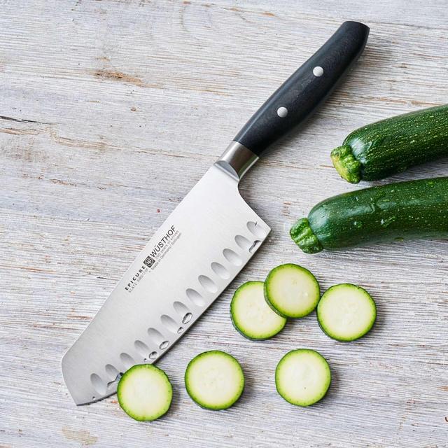 Wüsthof Epicure Slate Santoku Knife, 7"