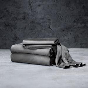 Luxury King Sheet Set - Charcoal Color