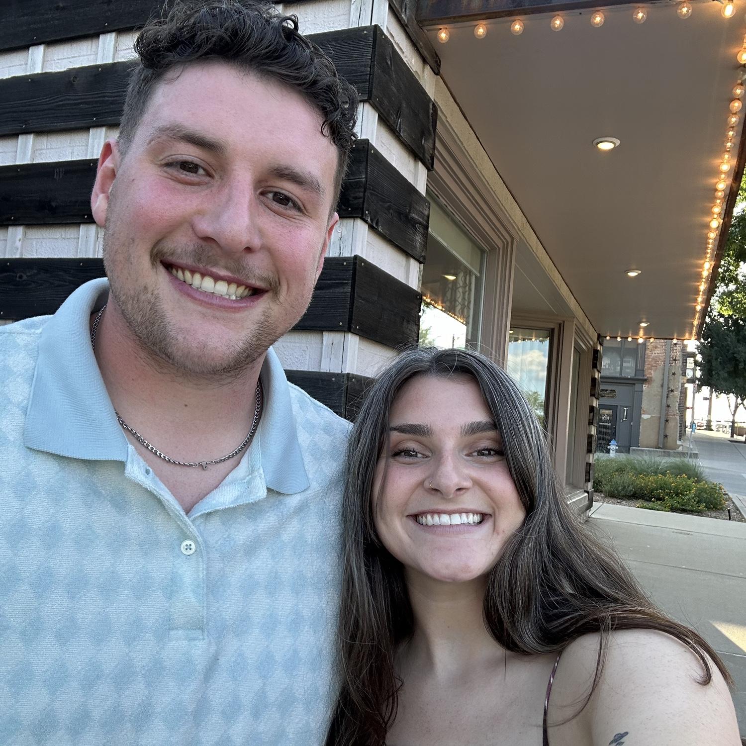 Luke's bday dinner at Queenies on the Square!