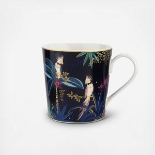 Sara Miller The Tahiti Cockatoo Mug