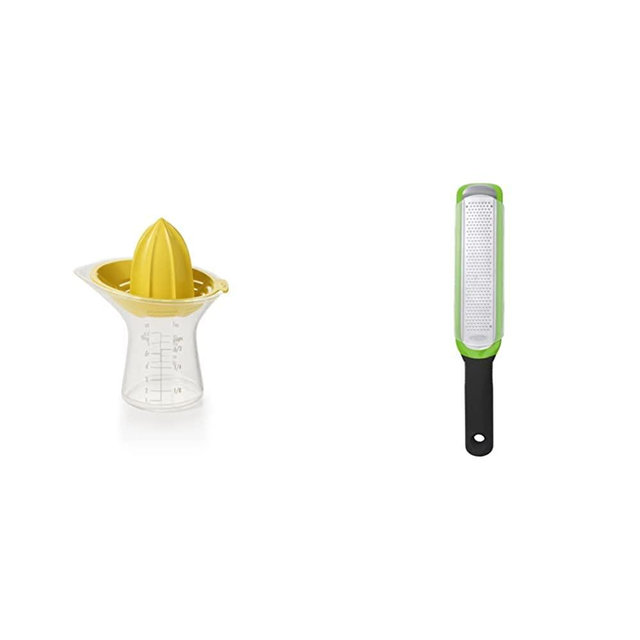 OXO Good Grips Small Citrus Juicer & Good Grips Etched Zester and Grater