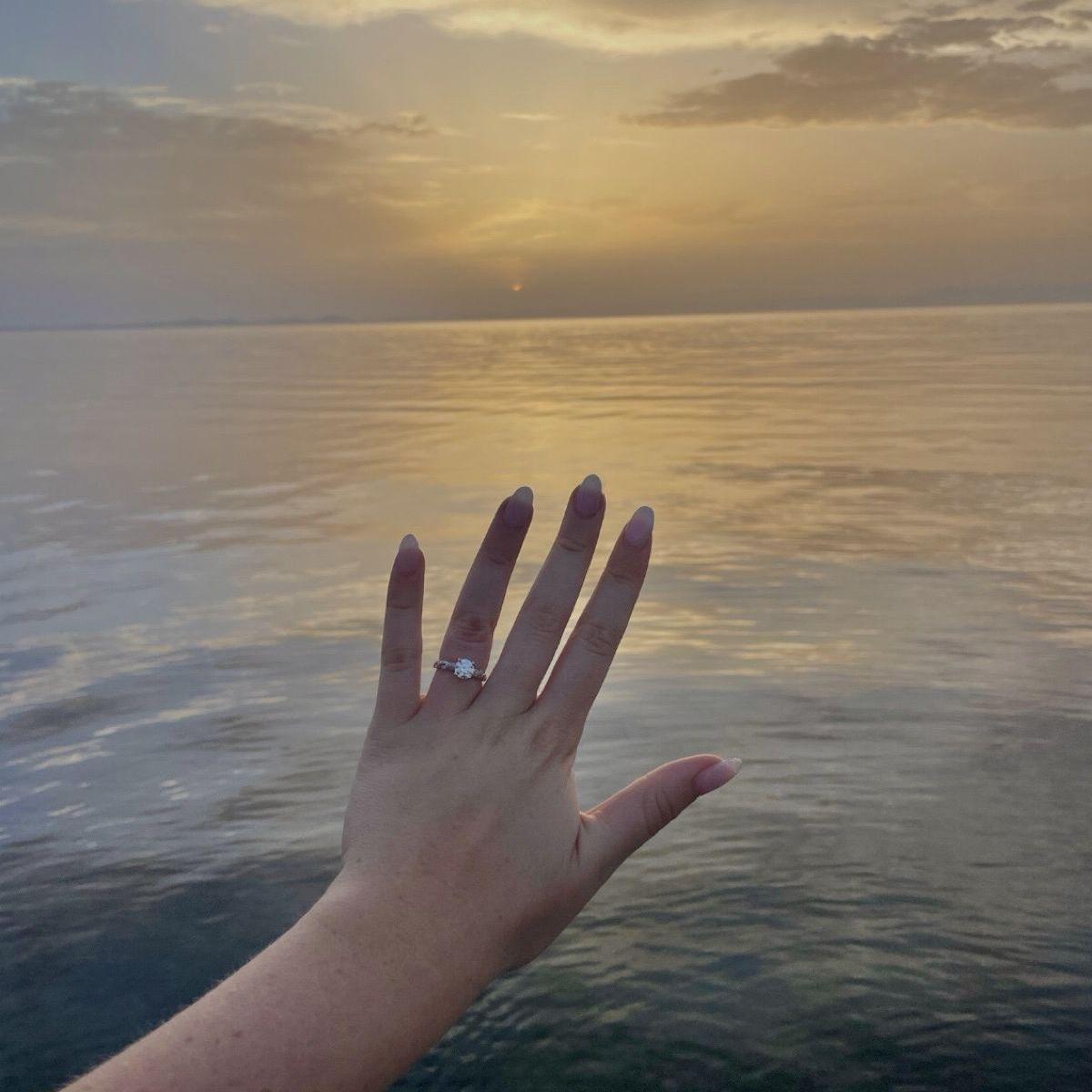 Sunrise proposal in Greece!