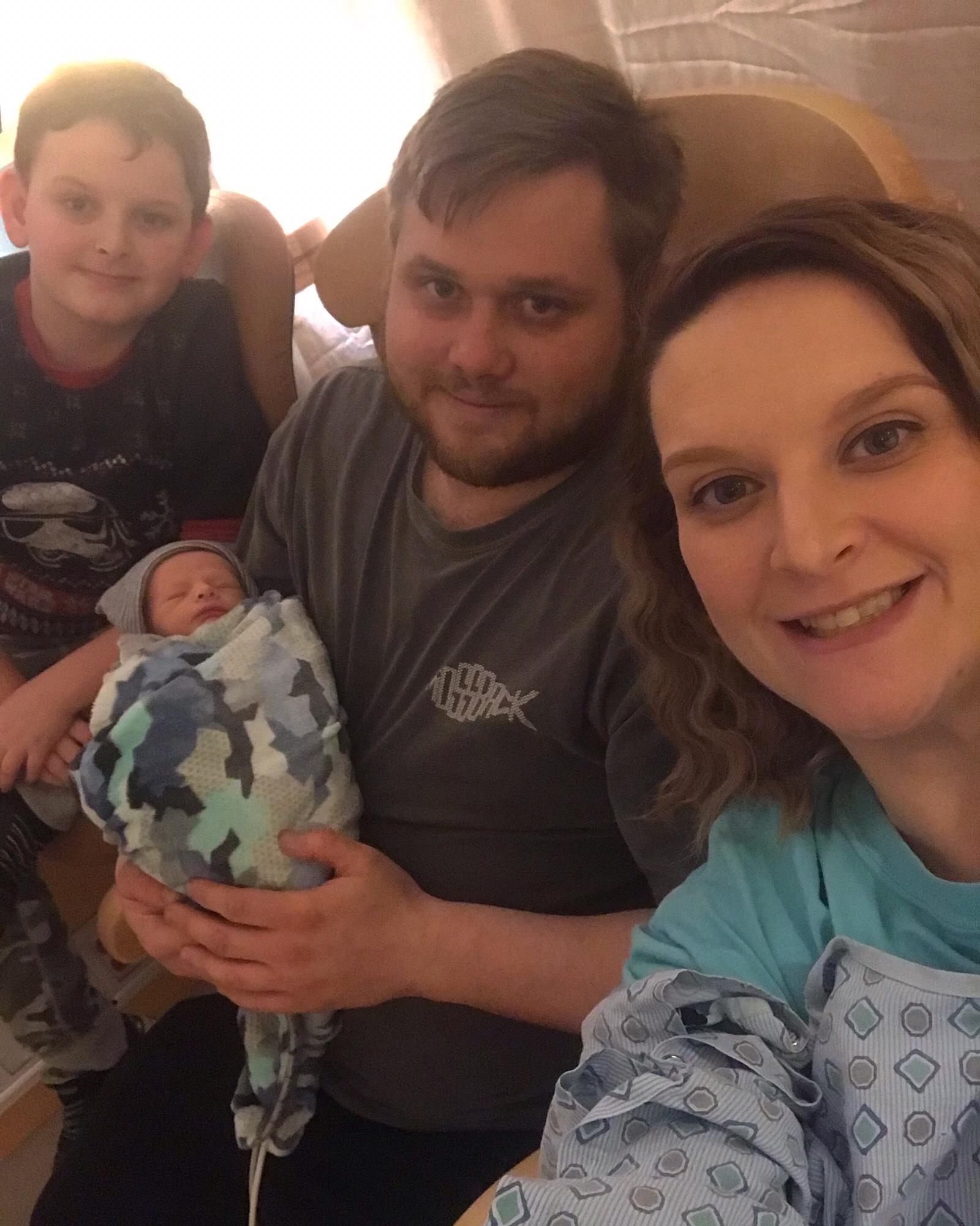 Our 1st Family Photo
Blake Triplett, Heather Hill, Aiden Hill and Benton Hill.
