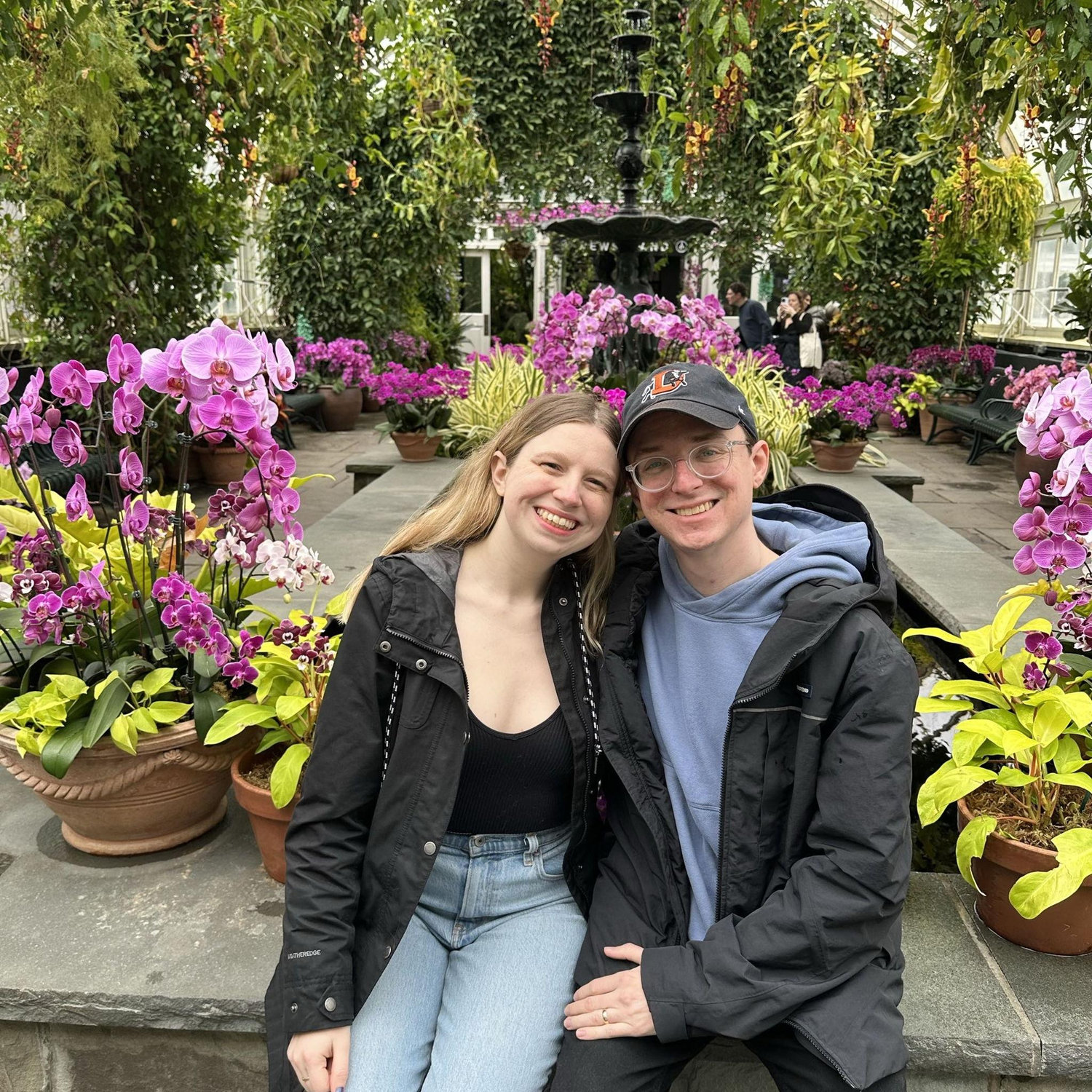 Our annual trip to the NYBG Orchid Show! We went to the NYBG on our very first date, and it holds a special place in our hearts.