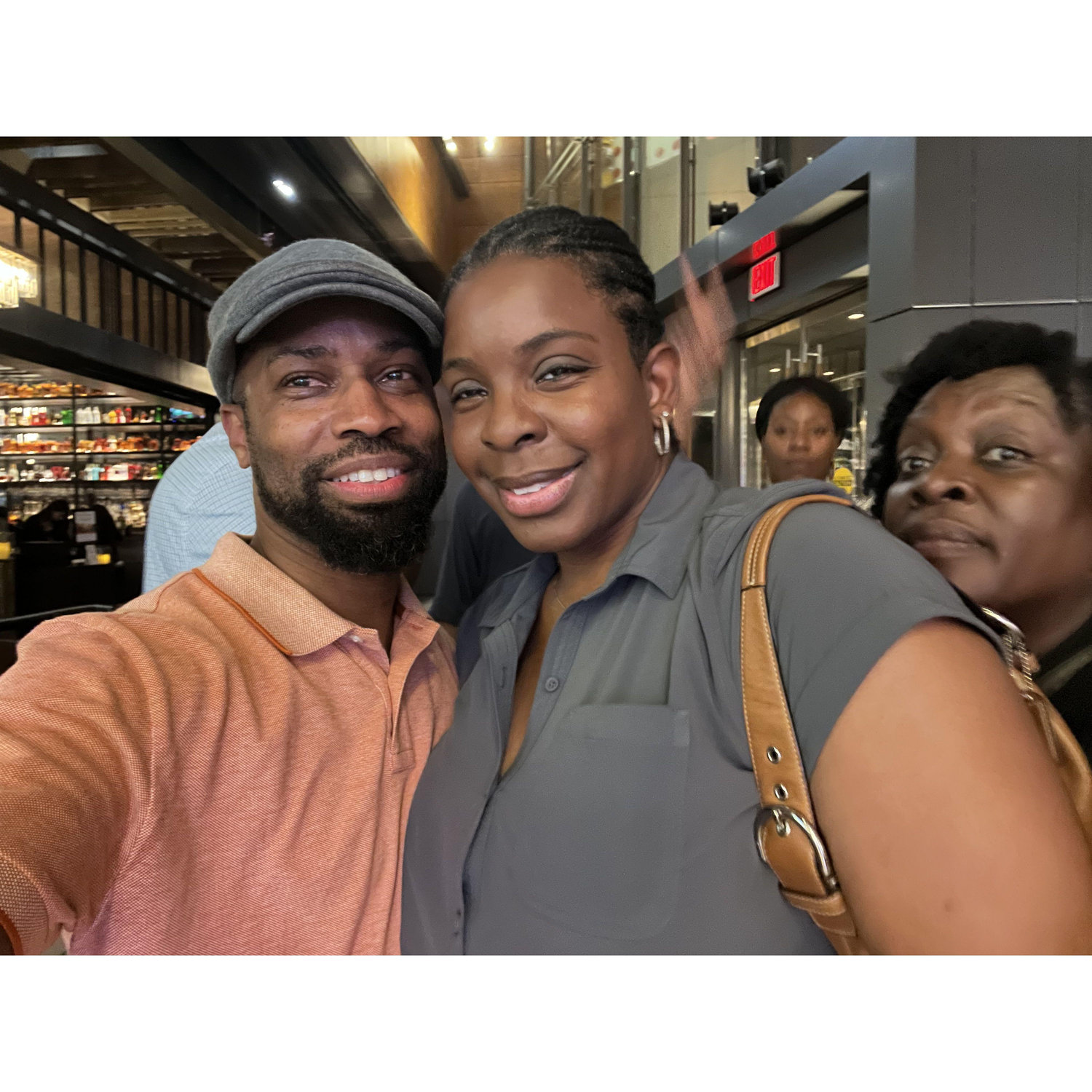 When you’re trying to take a cute couple selfie… and the whole crew wants in on the fun! ❤️📸 #PhotobombedWithLove #FamilyMoments”