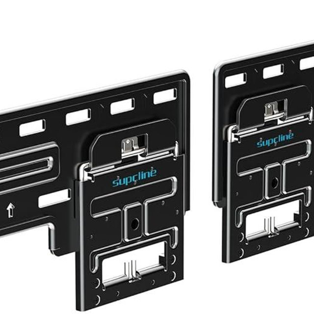 Supcline Ultra Slim TV Wall Mount for 42 to 100 inch Flat & Frame TVs, Only 0.31” Low Profile Flat to Wall TV Mount, Micro Gap Wall Mount tv Bracket, Hold up to 176 lbs, Blends in Any Interior