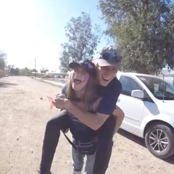 When we first met on a mission trip in March 2018.