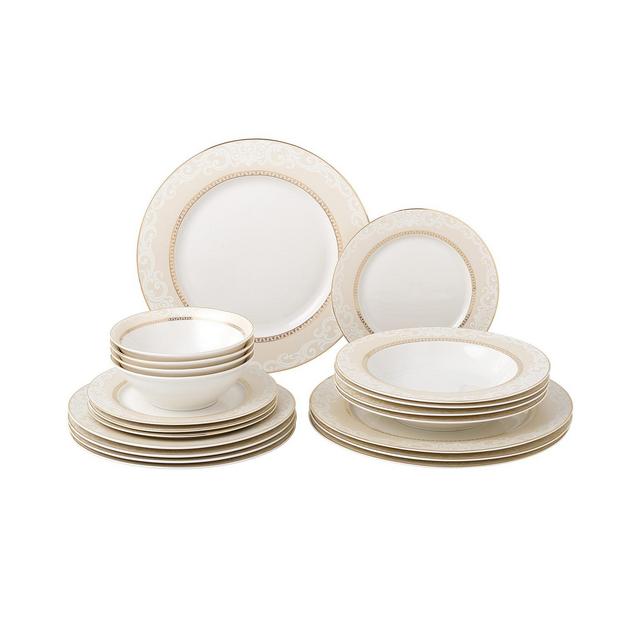 Lorren Home Trends 20 Piece Service for 4 Dinnerware Set