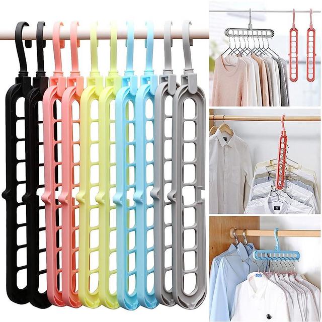 Closet Organizers and Storage,College Dorm Room Essentials,Pack of 10 Multifunctional Closet Organizer Magic Space Saving Hangers