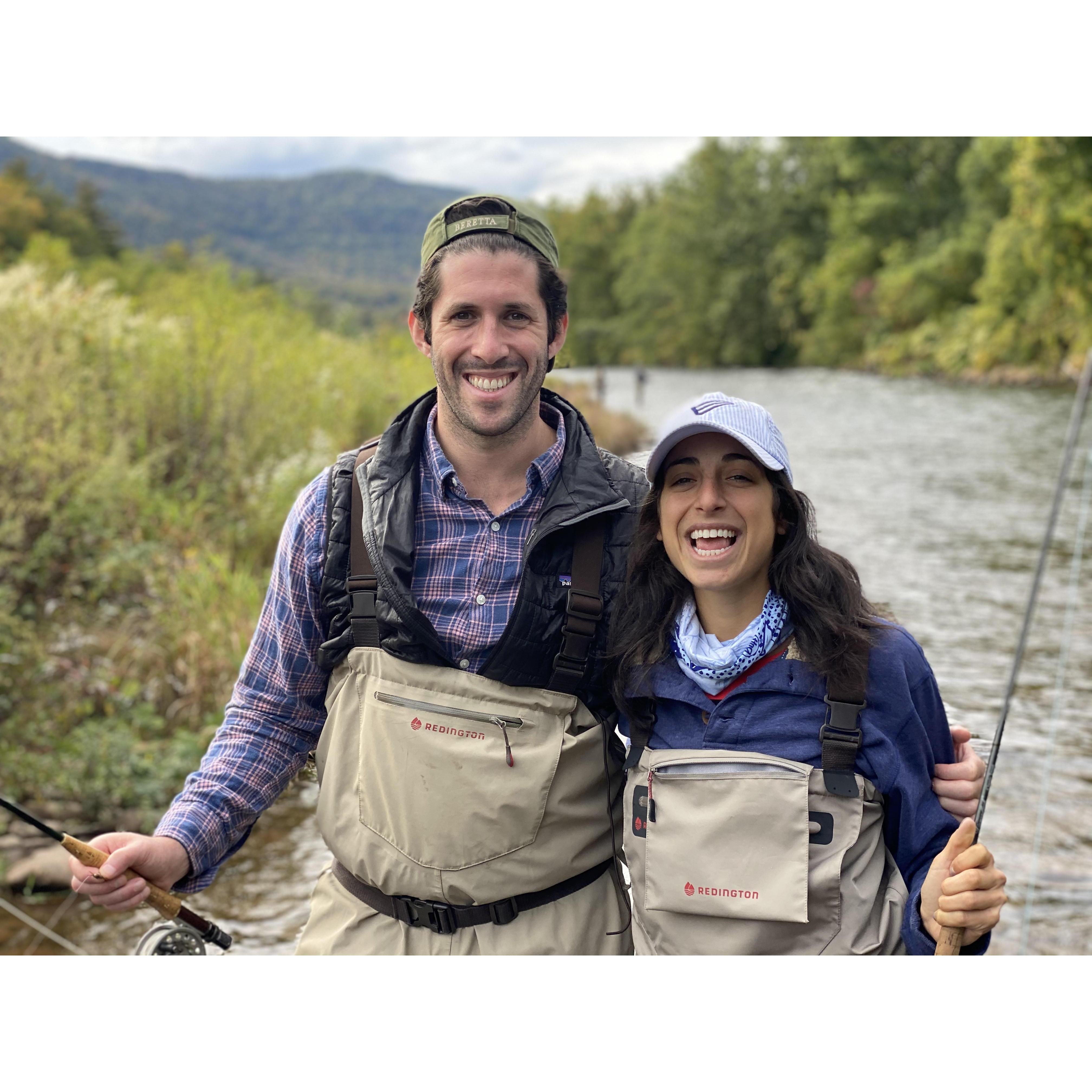 ...or fly fishing in the Esopus Creek...