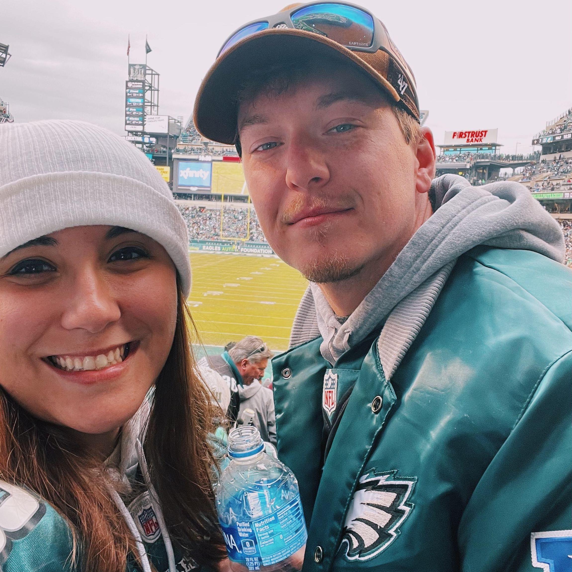 Nikki's 1st Eagles Game! Go BIRDS!