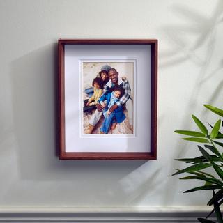 Double Matte 5x7 Wood Frame