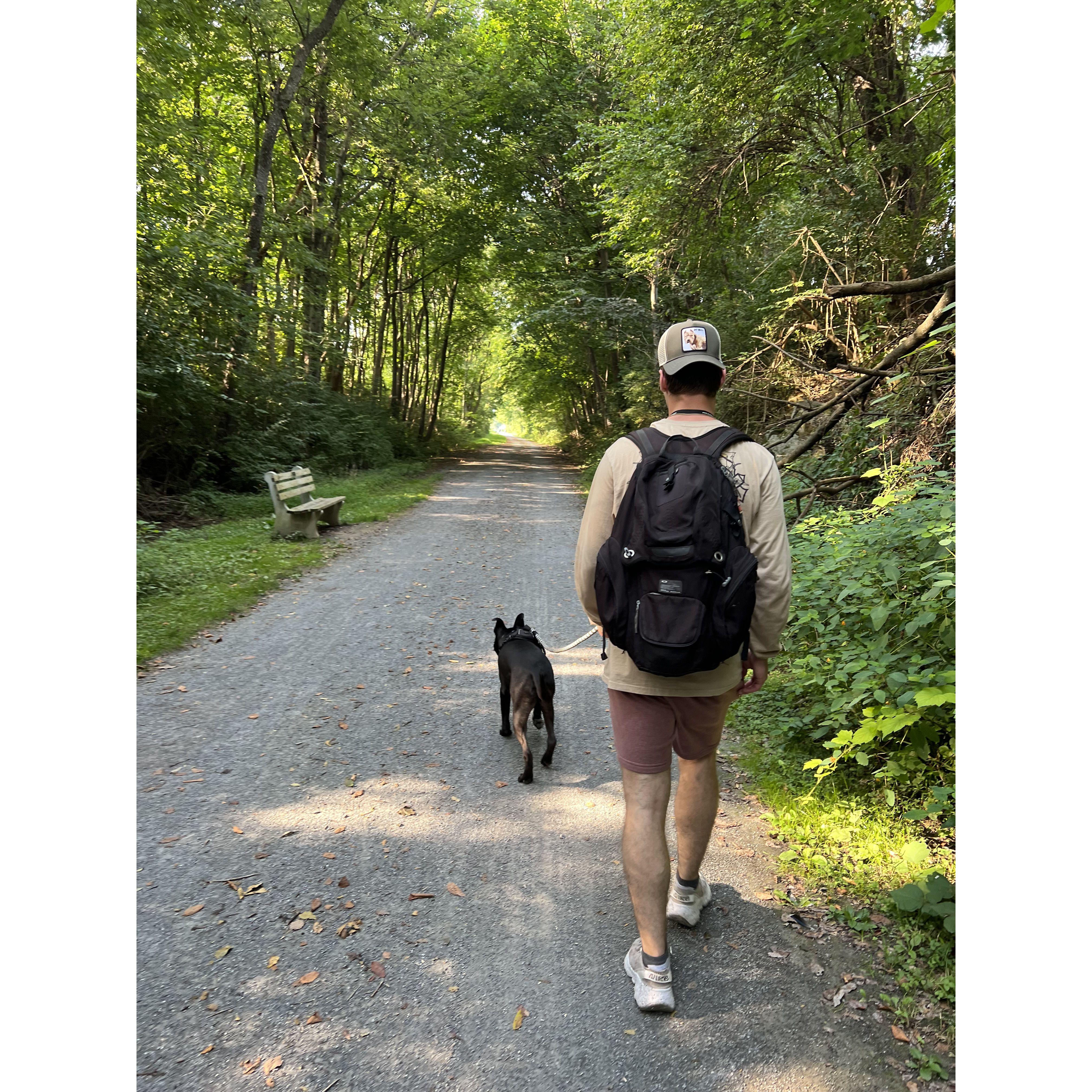Long Walks with Rocky Boi