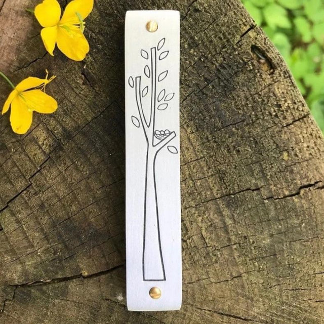 Nest Mezuzah by Emily Rosenfeld