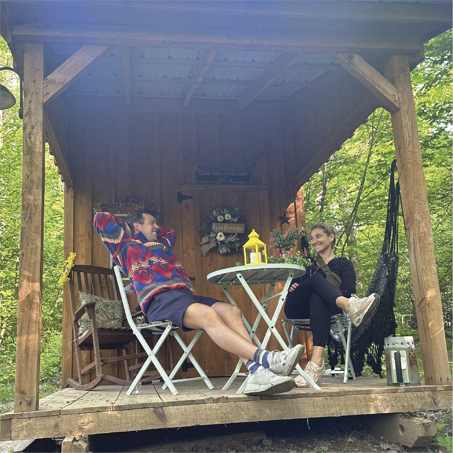 Cabin camping in Cassadega NY