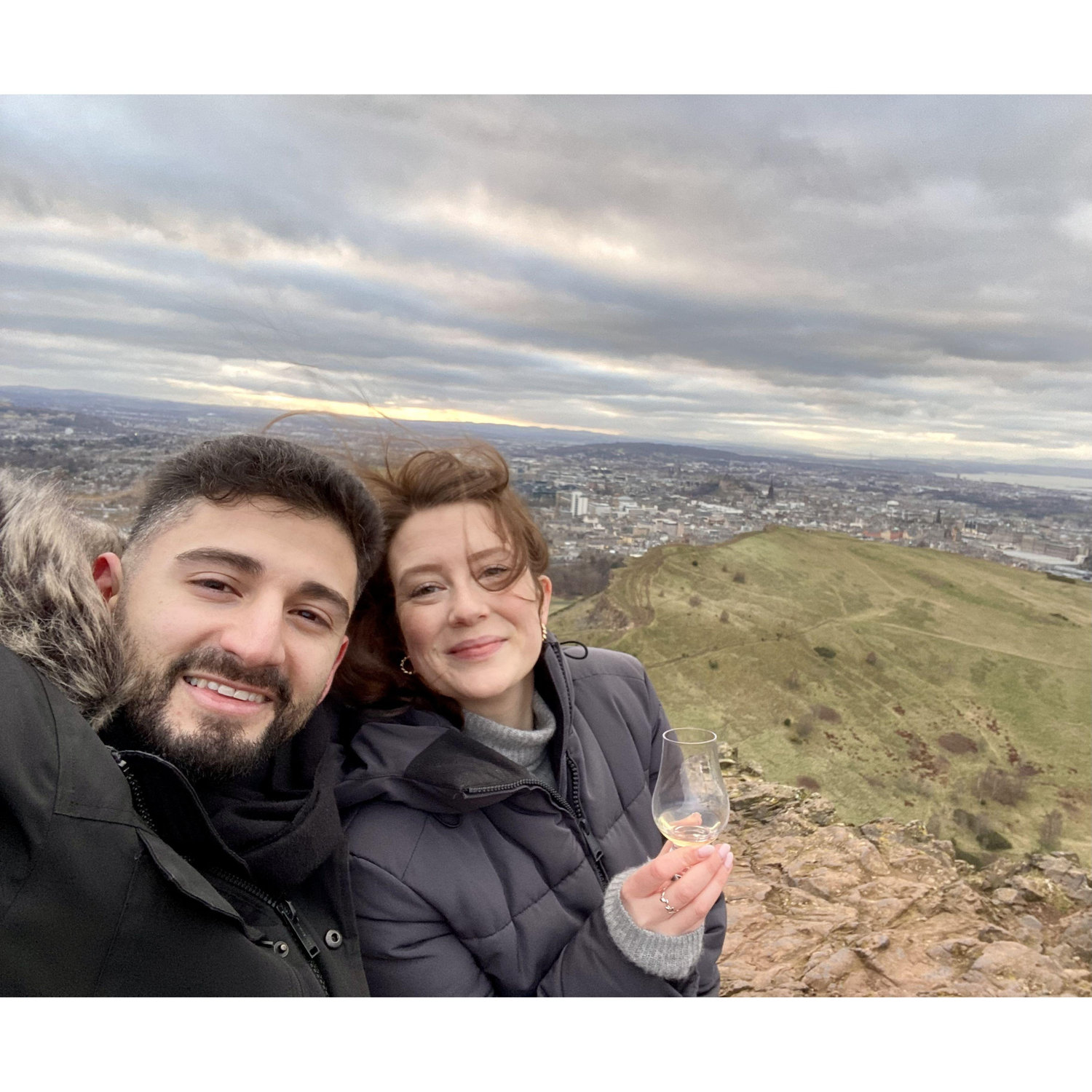 Enjoying peated scotch after hiking Arthur's Seat in Edinburgh, Scotland. January 2023 ๐ฅ ๐ด๓ ง๓ ข๓ ณ๓ ฃ๓ ด๓ ฟ