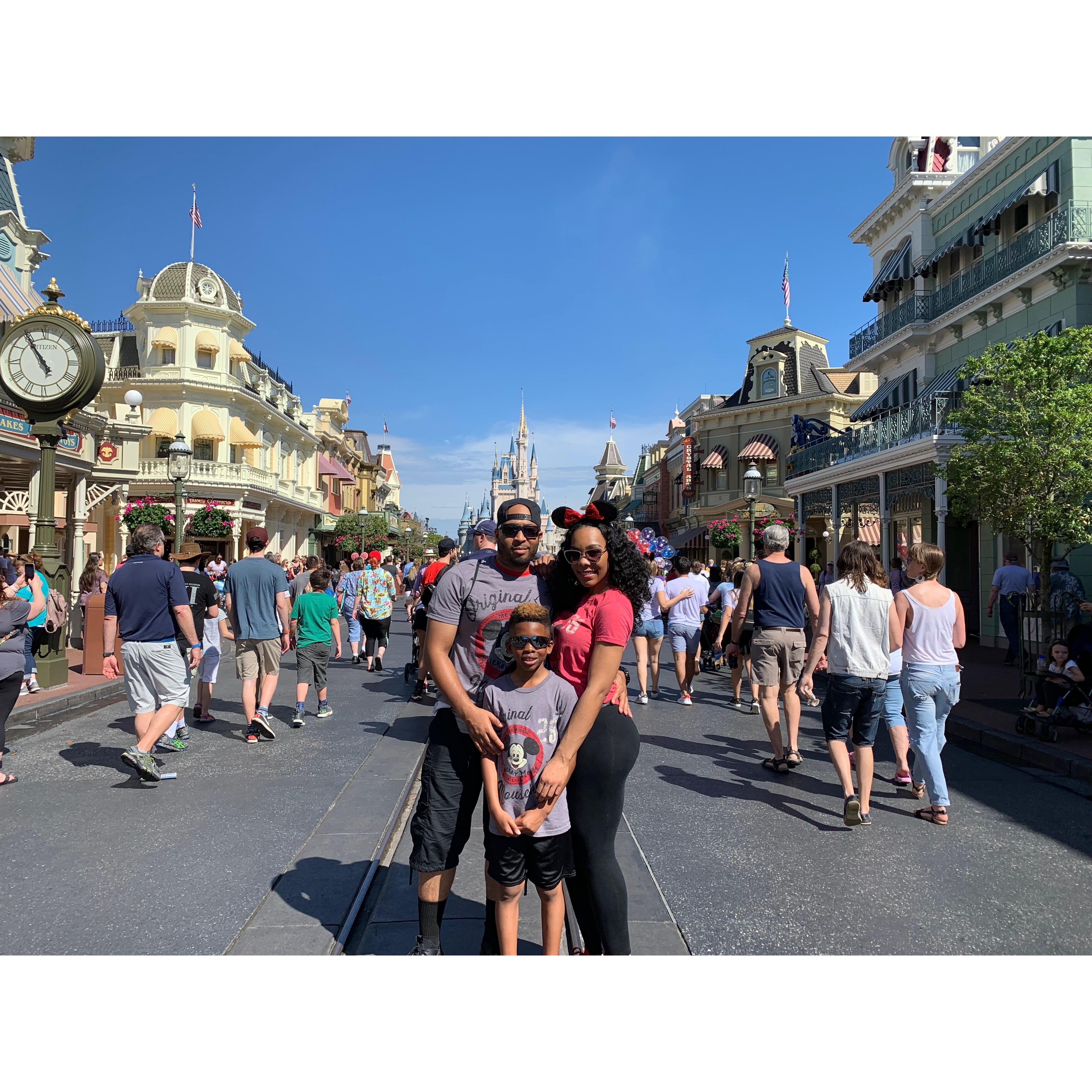 Family Trip to Disney for Shun's 8th birthday.