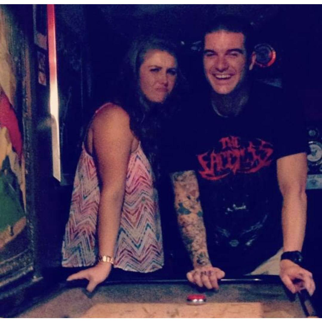 Shuffleboard at our favorite - The Wagon Wheel!