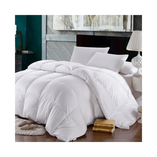 Egyptian Cotton 500 Thread Count Down Comforter White King/California King