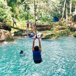 Blue Hole Swimming & Waterfall