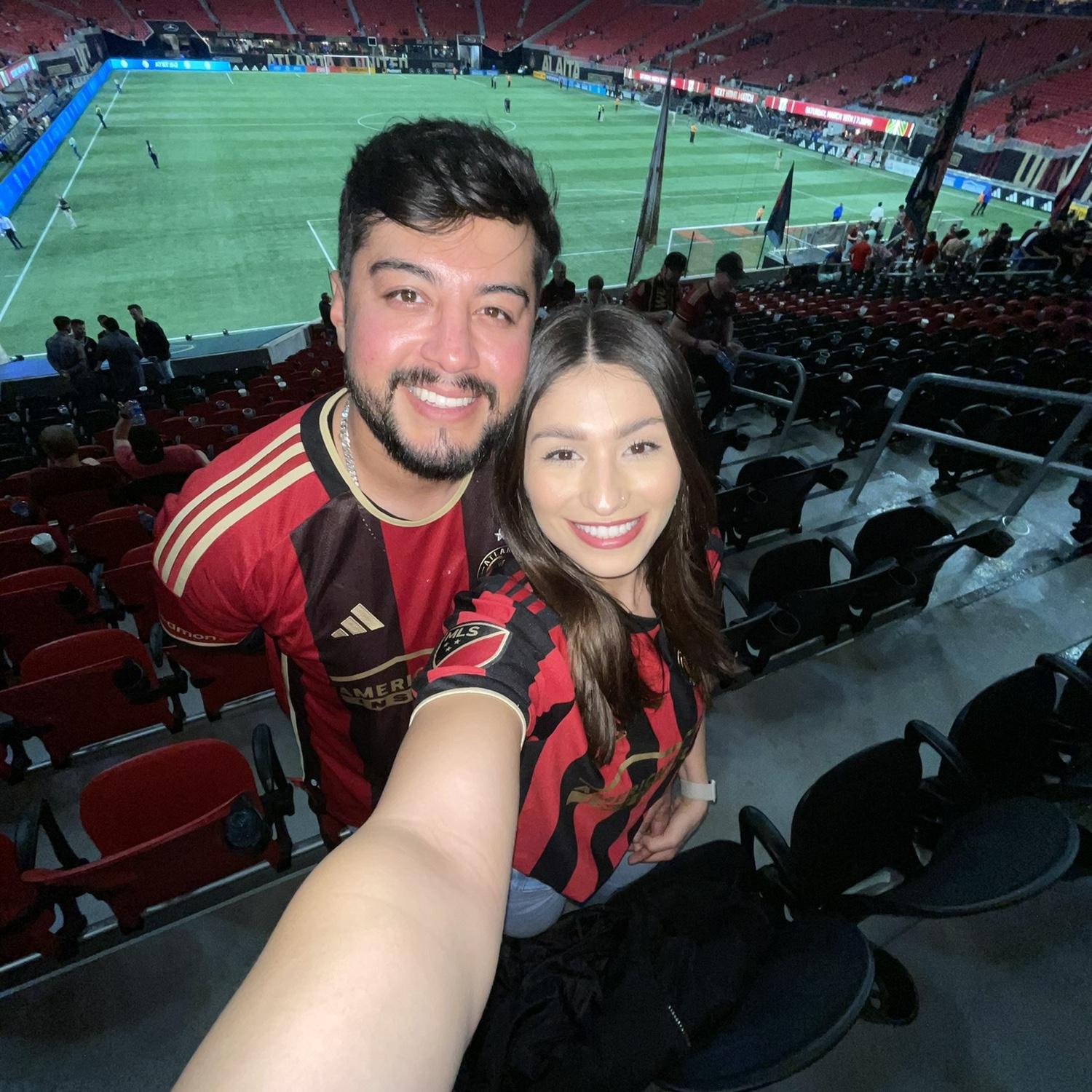 My first time at an Atlanta United game! 10/10 experience!!