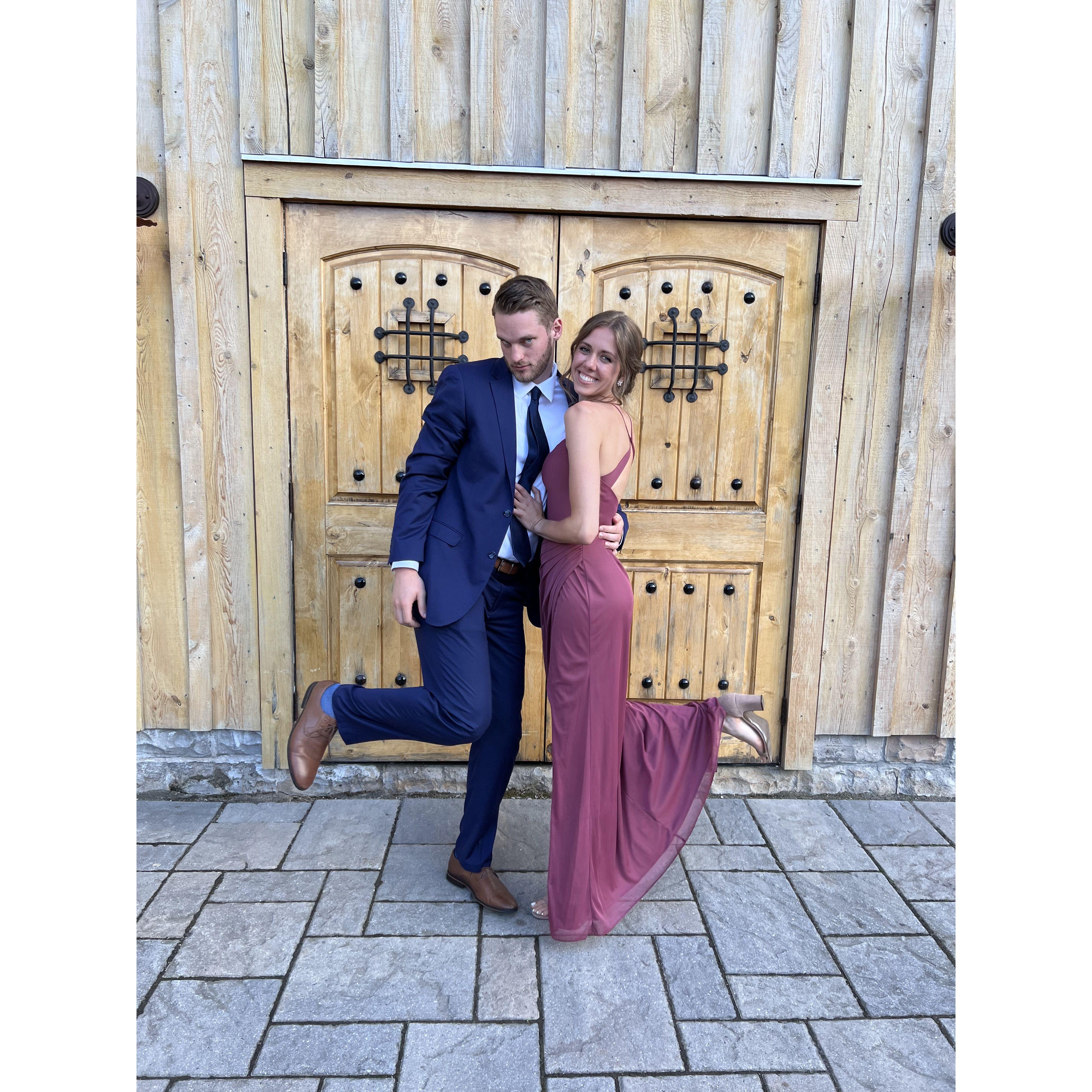 Wedding #1 together...