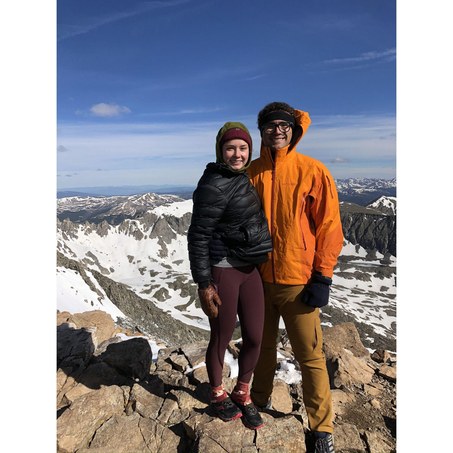 Quandary 14er summit - June 2020