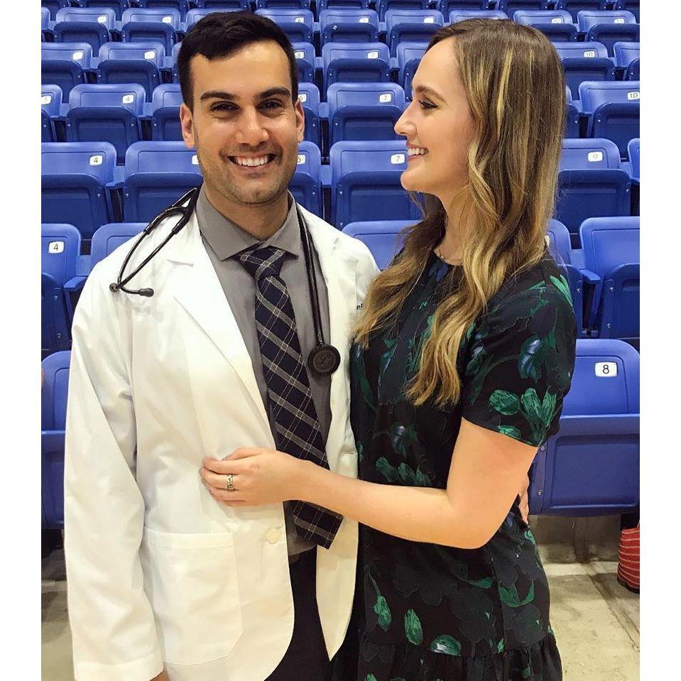 Sal's white coat ceremony