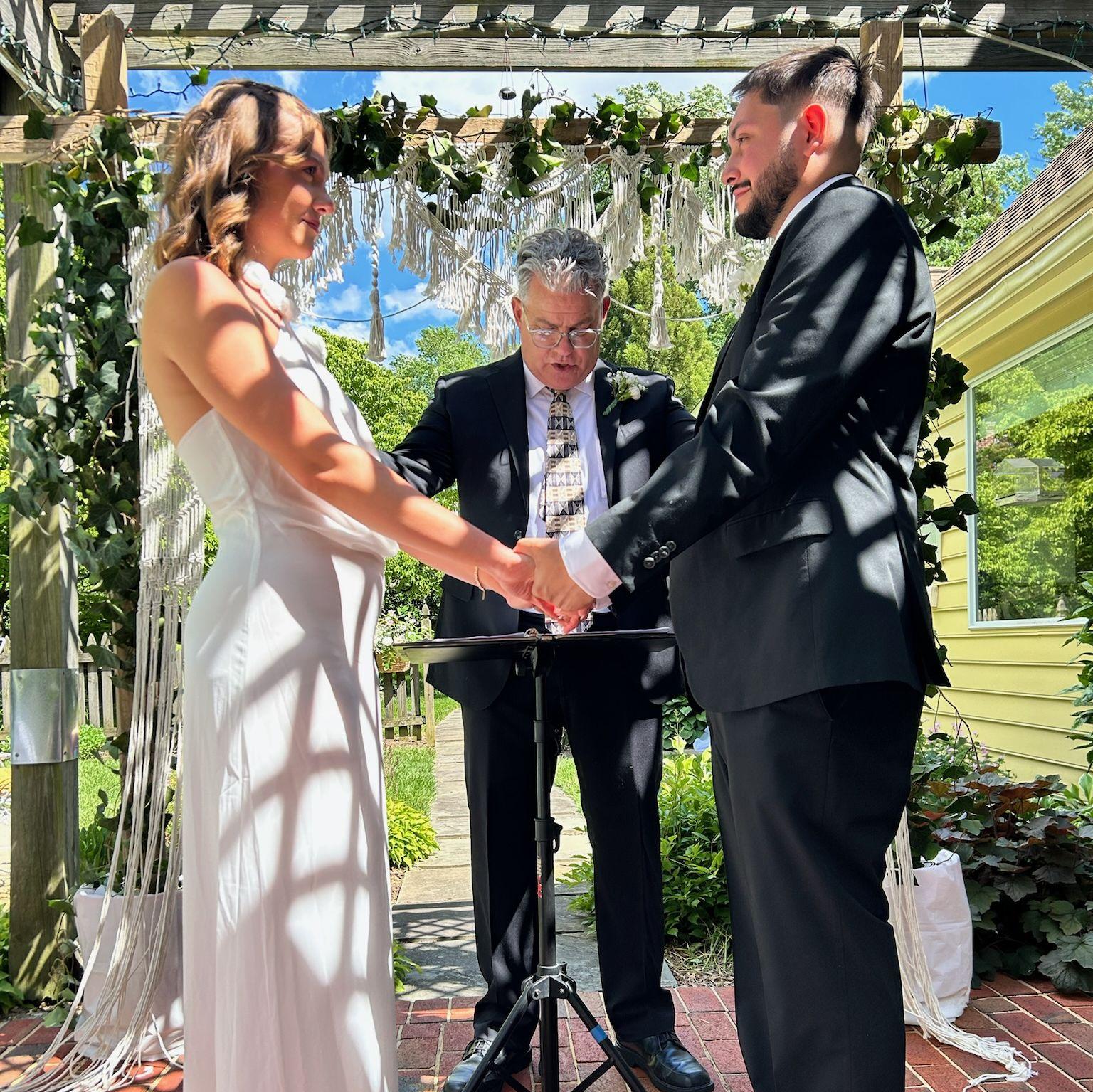 Right before the 'I Do's'