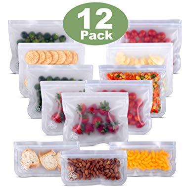 3pcs Silicone Ziplock Bags, Reusable And Food Storage Bags For Kitchen And  Fridge (includes Reusable Gallon Bags, Reusable Sandwich Bags, And Snack  Bags), Extra Thick And Leakproof Resuable Lunch Bags For Salad