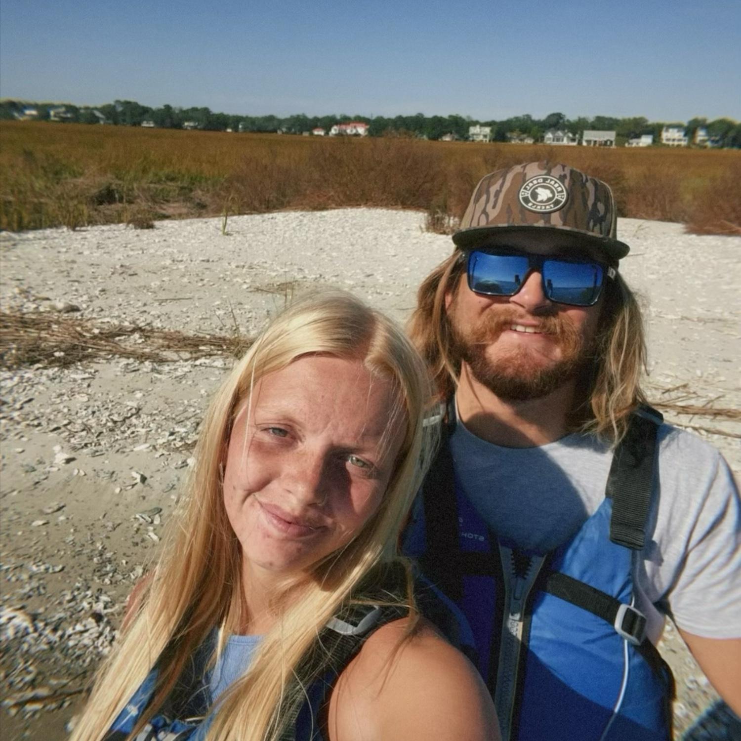 We paddle-boarded Shem Creek the morning of my birthday. We saw a huge sea turtle, dolphins, & even alligators in Charleston. He took me to Magnolia Plantation and we did all of my favorite things. -S