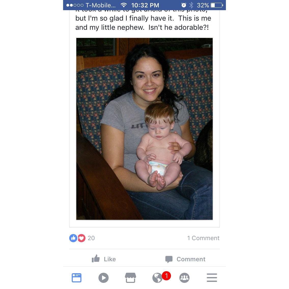 Sis and baby Ian