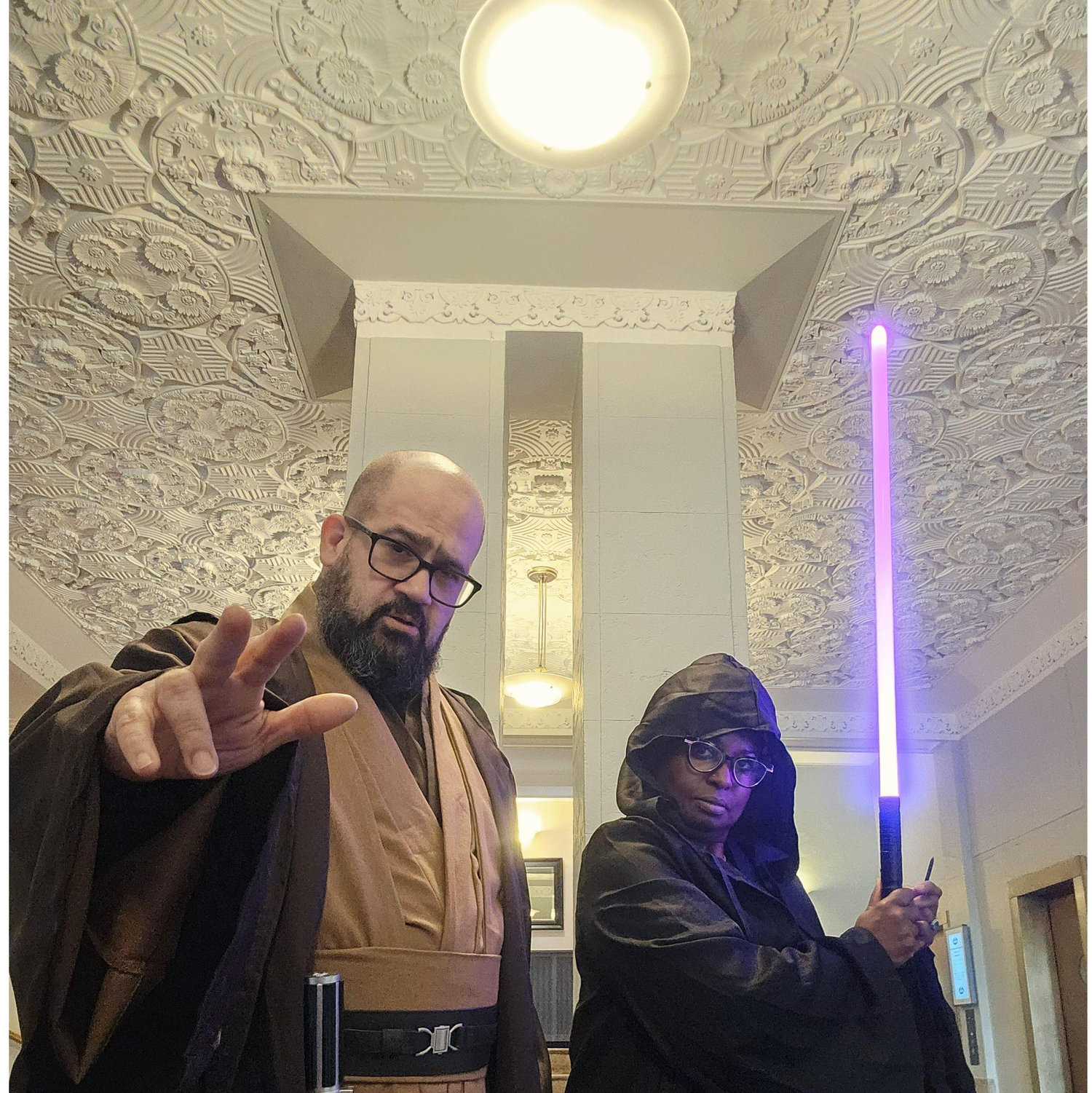 The Force is strong with these two!