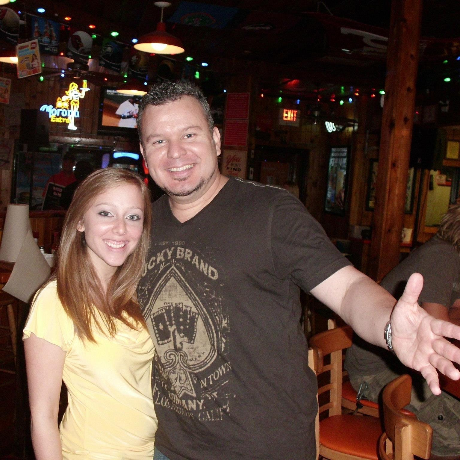 Where we met & first photo together 2012.