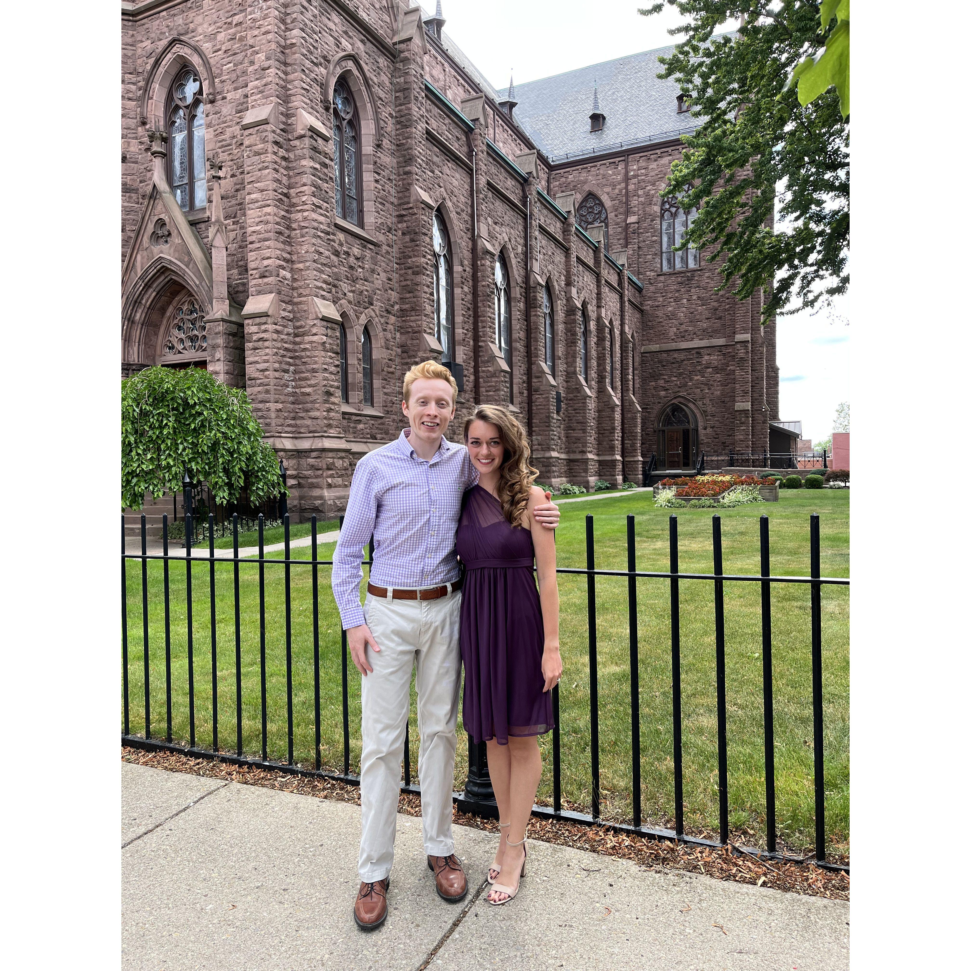 Getting some wedding ideas while celebrating Emma and Dan - June 2023