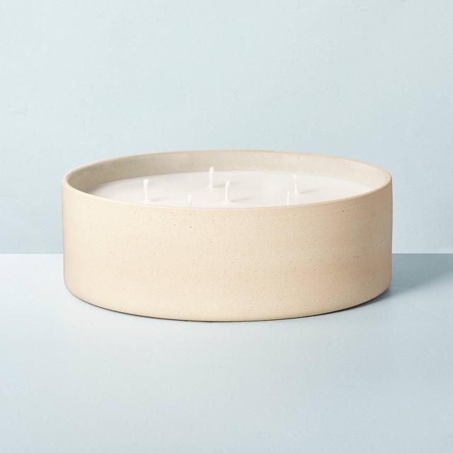 Raw Ceramic Oak & Lavender 6-Wick Jar Candle Cream 38oz - Hearth & Hand™ with Magnolia
