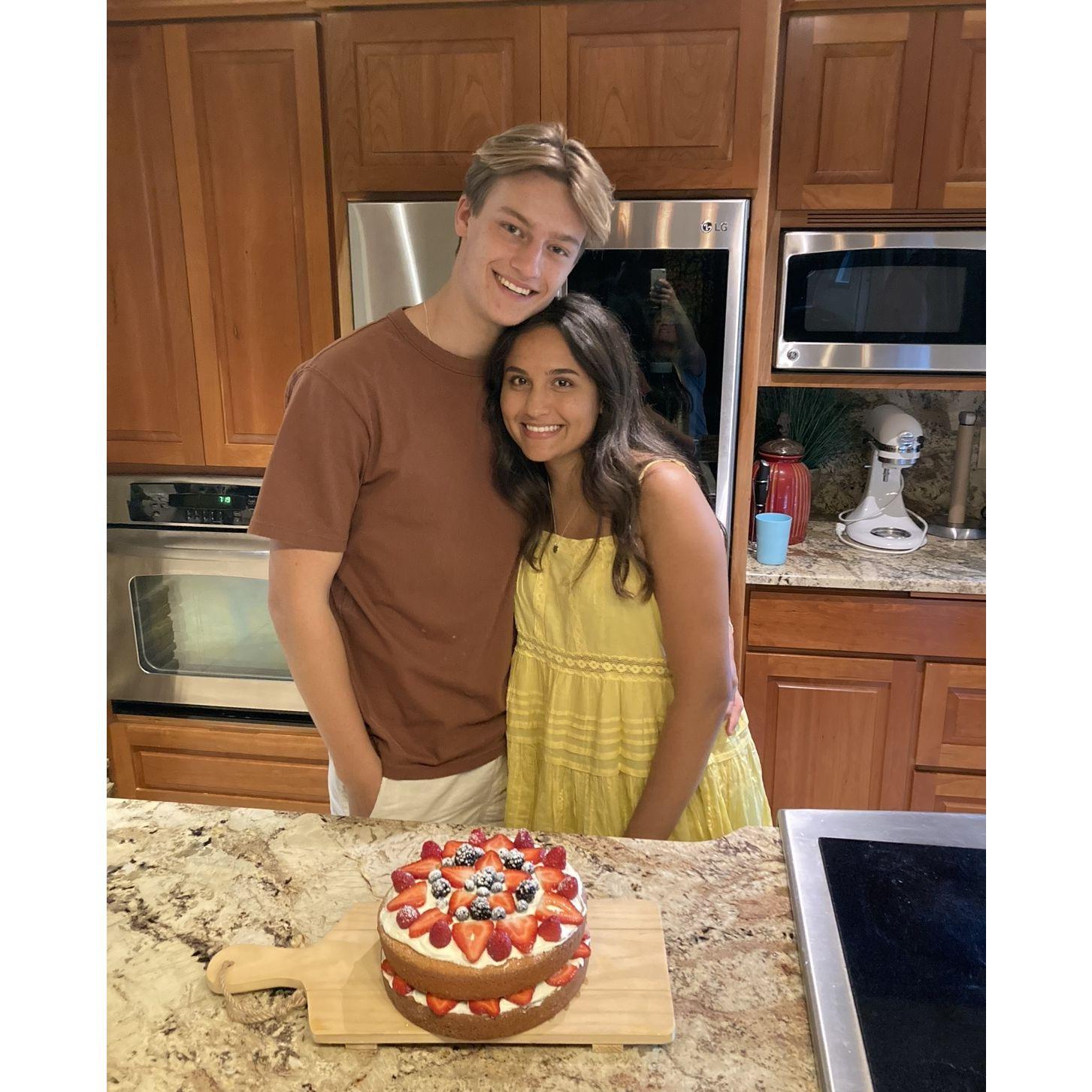 Celebrated Brooks' 23rd birthday! August 23rd:)
Brooks' 23ste verjaardag gevierd op 23 Augustus!