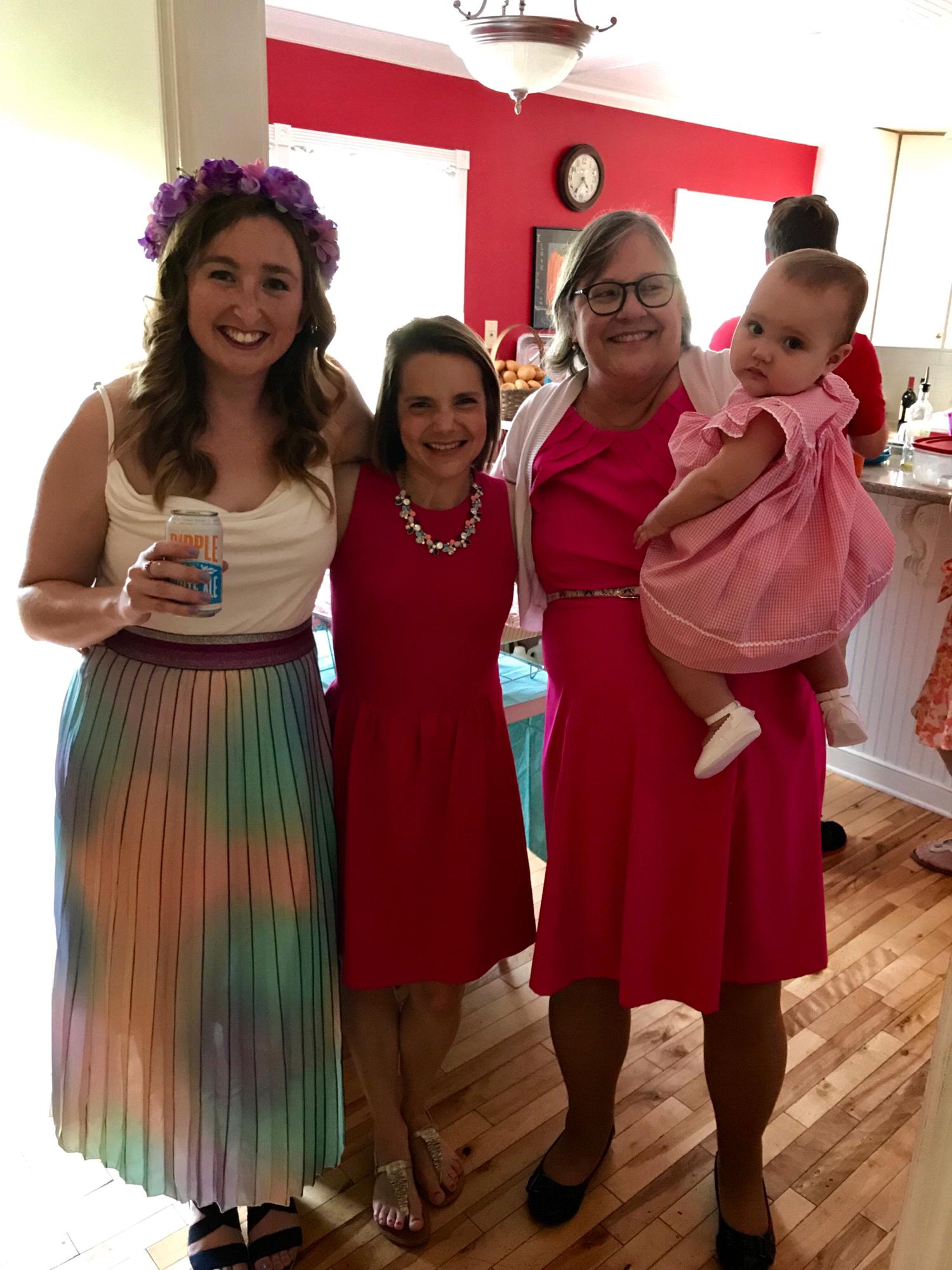 Bride, Courtney, Pam, Sophie. 7/27/2019