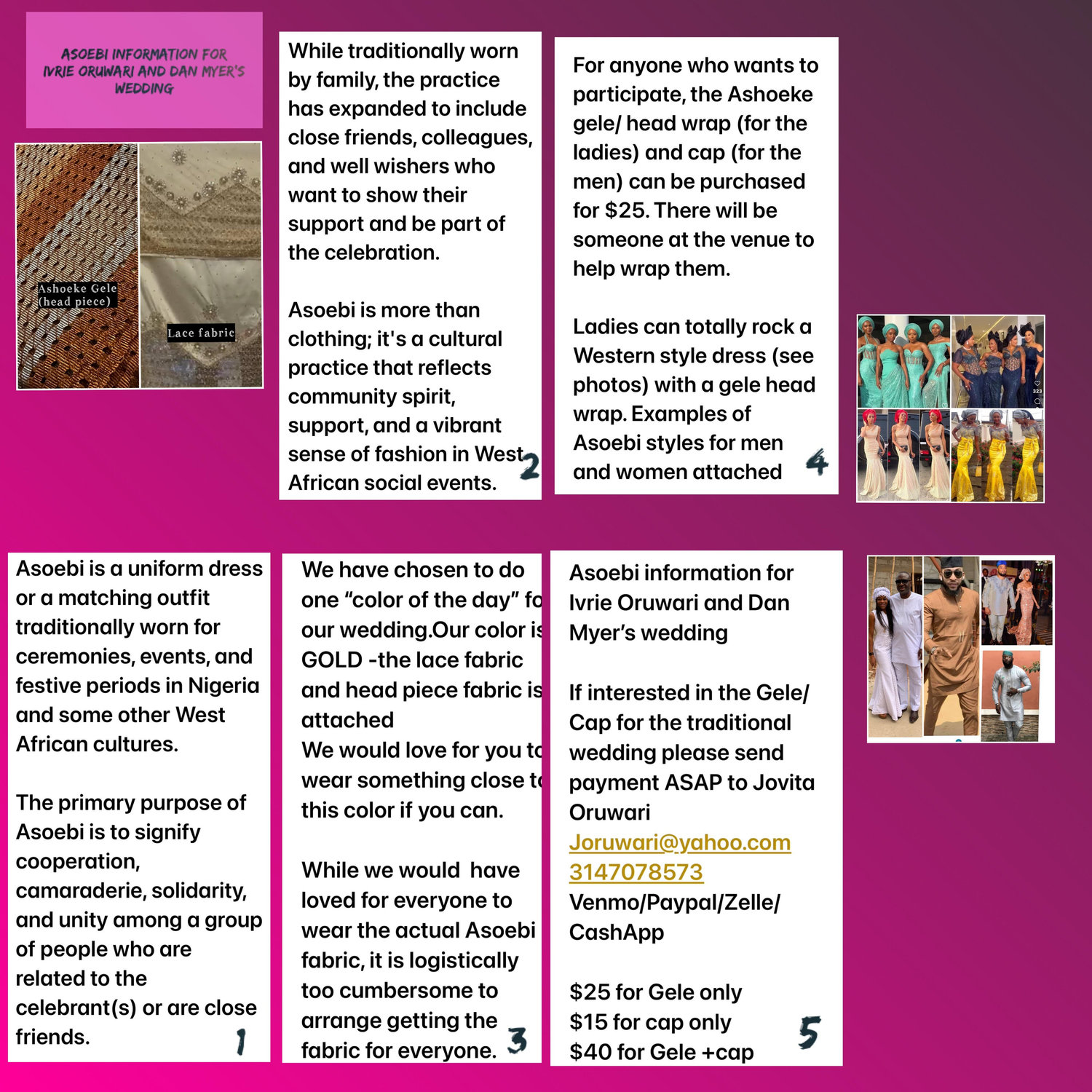 The Wedding Website of Ivrie Oruwari and Dan Myers