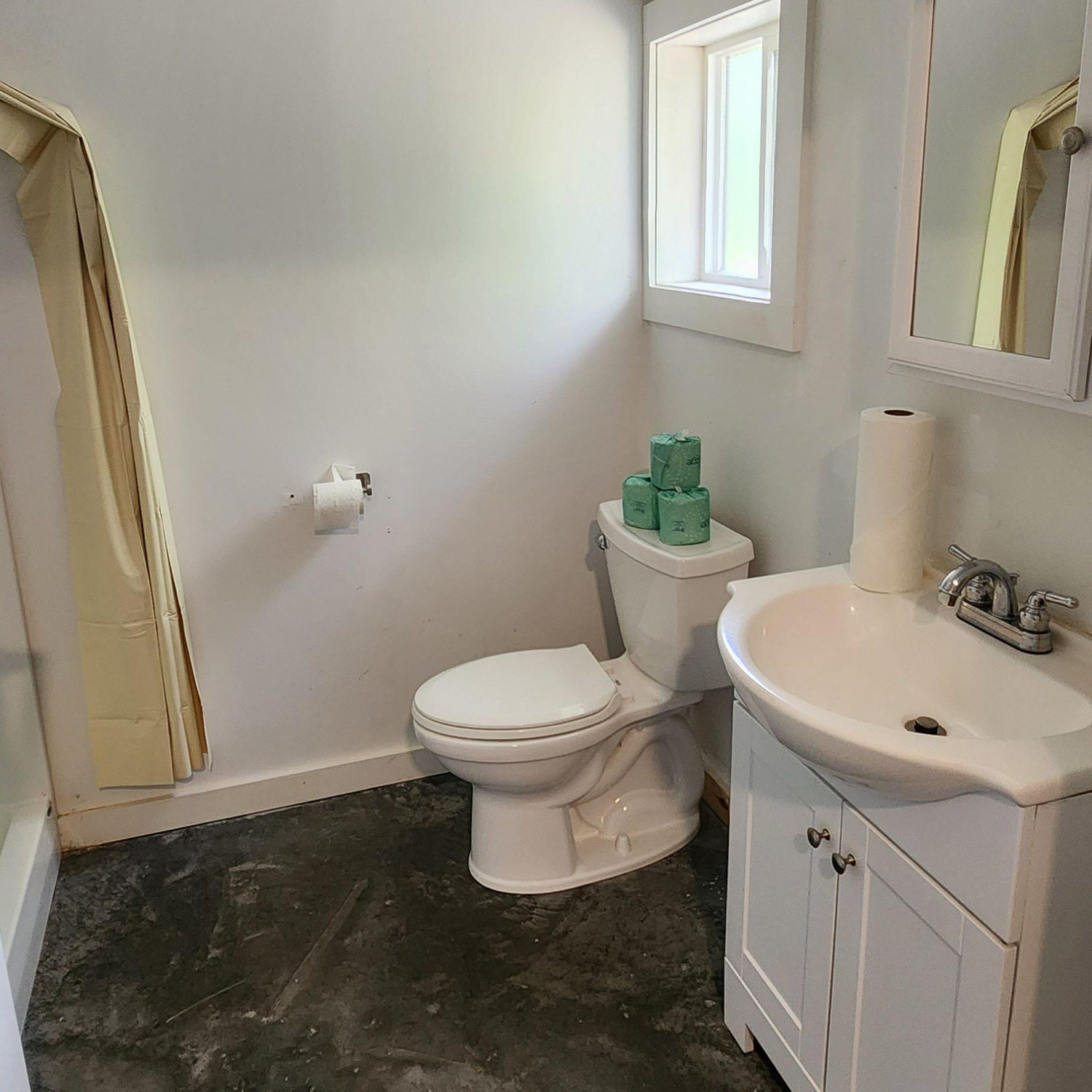 One of the many bathrooms on camp