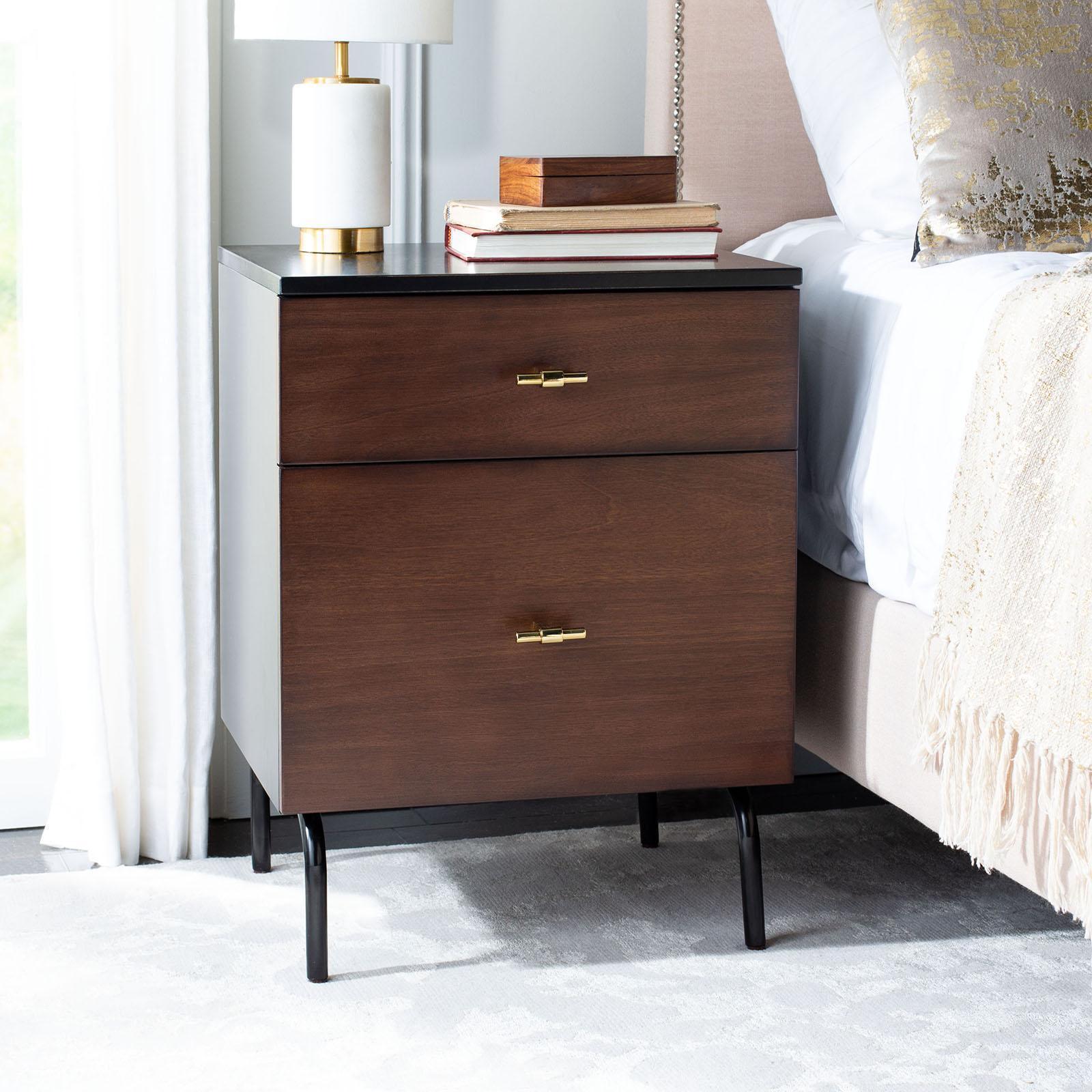 Safavieh, Genevieve 2-Drawer Nightstand Zola