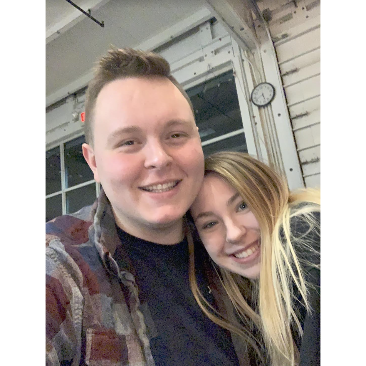 Our first "selfie" together